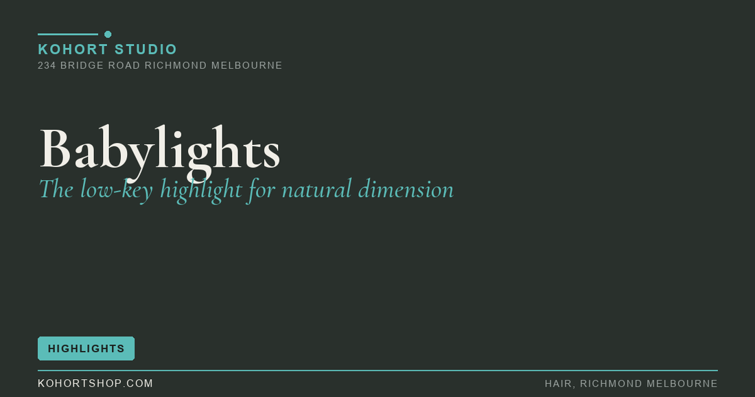 Babylights: The Low-Key Highlight for Natural Dimension | KOHORT Studio Richmond Melbourne